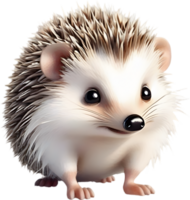 AI generated Watercolor painting of a cute Hedgehog. png