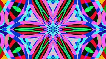 A vj loop of geometrical psychedelic pattern video