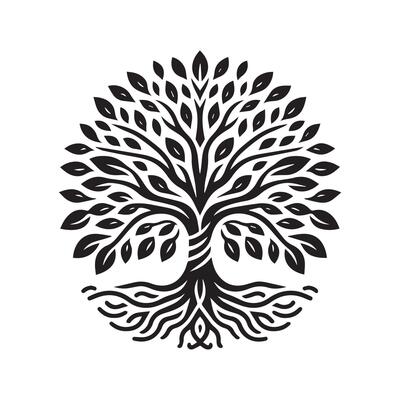 AI generated Tree of Life vector illustration