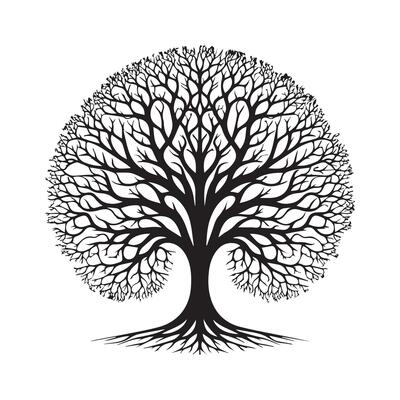 AI generated Tree of Life vector illustration