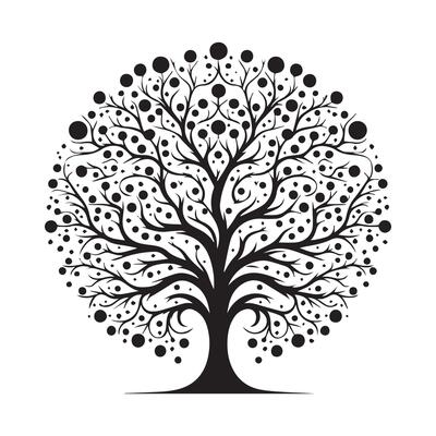 AI generated Tree of Life vector illustration