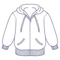 Street wear outline vector, good for graphic design resources, street wear designer, fashion tech pack, etc. vector