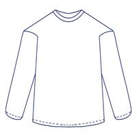 Street wear outline vector, good for graphic design resources, street wear designer, fashion tech pack, etc. vector