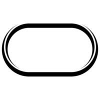 Rectangular swoosh scrawl underline, stroke rounded corners price tag vector