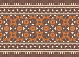 un hermosa textil digital diseño conjunto de damasco Mughal cachemir ornamental ikat étnico cruzar puntada modelo decoración frontera retro lujo estilo fondo de pantalla regalo tarjeta marco para mujer paño frente espalda dupatta vector