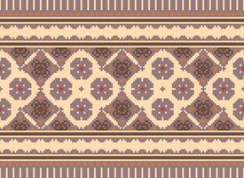 un hermosa textil digital diseño conjunto de damasco Mughal cachemir ornamental ikat étnico cruzar puntada modelo decoración frontera retro lujo estilo fondo de pantalla regalo tarjeta marco para mujer paño frente espalda dupatta vector