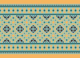 A Beautiful geometric ethnic oriental pattern traditional on white background.Aztec style,embroidery,abstract,vector,illustration.design for texture,fabric,clothing,wrapping,decoration,carpet,print. vector