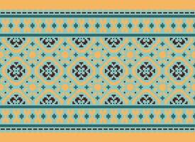 A Beautiful geometric ethnic oriental pattern traditional on white background.Aztec style,embroidery,abstract,vector,illustration.design for texture,fabric,clothing,wrapping,decoration,carpet,print. vector