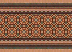 A Beautiful geometric ethnic oriental pattern traditional on white background.Aztec style,embroidery,abstract,vector,illustration.design for texture,fabric,clothing,wrapping,decoration,carpet,print. vector