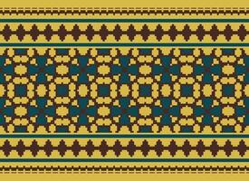 A Beautiful geometric ethnic oriental pattern traditional on white background.Aztec style,embroidery,abstract,vector,illustration.design for texture,fabric,clothing,wrapping,decoration,carpet,print. vector