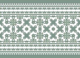 Pixel Ethnic pattern vector background. seamless pattern traditional, Design for background, wallpaper, Batik, fabric, carpet, clothing, wrapping, and textile.ethnic pattern Vector illustration.