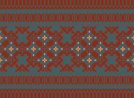 Ethnic pattern vector background. seamless pattern traditional, Design for background, wallpaper, Batik, fabric, carpet, clothing, wrapping, and textile.ethnic pattern Vector illustration.
