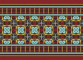 A Beautiful geometric ethnic oriental pattern traditional on white background.Aztec style,embroidery,abstract,vector,illustration.design for texture,fabric,clothing,wrapping,decoration,carpet,print. vector