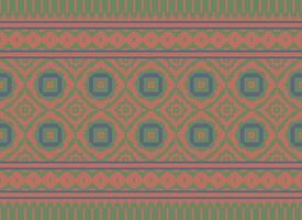 Pixel Ethnic pattern vector background. seamless pattern traditional, Design for background, wallpaper, Batik, fabric, carpet, clothing, wrapping, and textile.ethnic pattern Vector illustration.