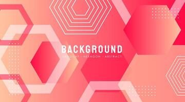 Vector Hexagon Gradient abstract Background