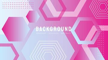 Vector Hexagon Gradient abstract Background