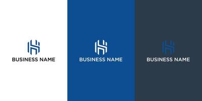 Initial letter h logo for business or media company. vector