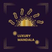 LUXURY MANDALA DESIGN vector