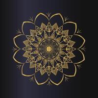 GOLDEN MANDALA DESIGN vector