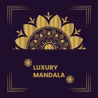 LUXURY MANDALA DESIGN vector