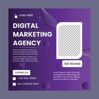 DIGITAL MARKETING AGENCY POST vector