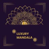 LUXURY MANDALA DESIGN vector