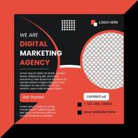 DIGITAL MARKETING AGENCY POST vector