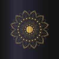 GOLDEN MANDALA DESIGN vector