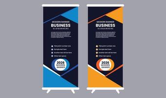 banner enrollable de negocios vector