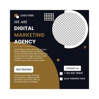 DIGITAL MARKETING AGENCY POST vector