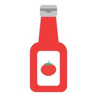 vector ketchup icon isolated on white background