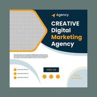 DIGITAL MARKETING AGENCY POST vector