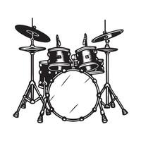 Drum Sets Vector Art and Graphics