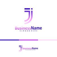 Letter J logo design vector. Creative Initial J logo concepts template vector