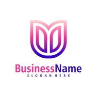 Letter W logo design vector. Creative Initial W logo concepts template vector