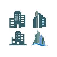 City skyline logo vector