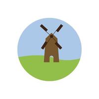 windmill logo vector