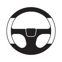 steering wheel logo vector