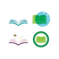 Book logo vector