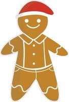 Christmas Gingerbread cookie vector