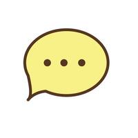 message chat icon vector