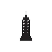 logotipo del horizonte de la ciudad vector
