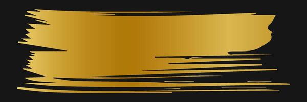 golden paint strokes to make a background for your design, golden hot foil, gold leaf vector