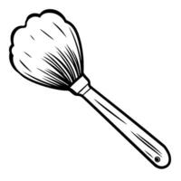 Creative paint outline icon in vector format for artistic designs.