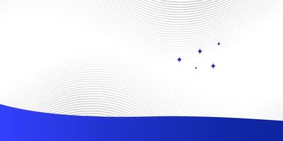 Blue abstract background with wave. moving lines design element. vector