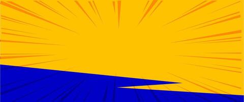 Vector abstract background texture design, bright poster, banner yellow and blue background Vector illustration, with zoom effect