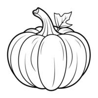saludable calabaza contorno icono en vector formato para otoño diseños