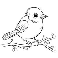 Bring grace to your designs with our exquisite bird outline icon vector. vector