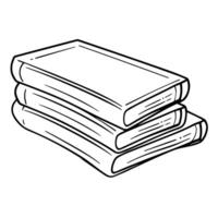 Immerse your designs in knowledge with our refined book outline icon vector. vector