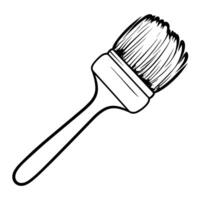 Creative paint outline icon in vector format for artistic designs.
